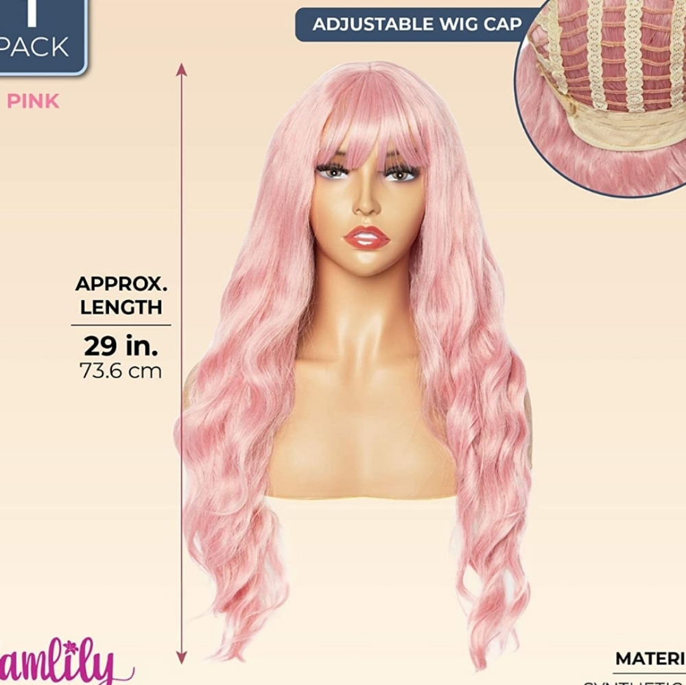 Pink wig  💗